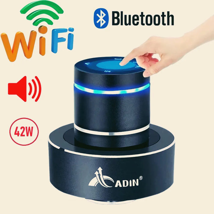 Smart Metal Speaker with Touch Controls and 360° Sound