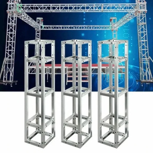  
3-piece DJ lighting truss tower set for versatile stage setups