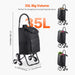 Durable and Lightweight Stair Climbing Trolley for Grocery Shopping