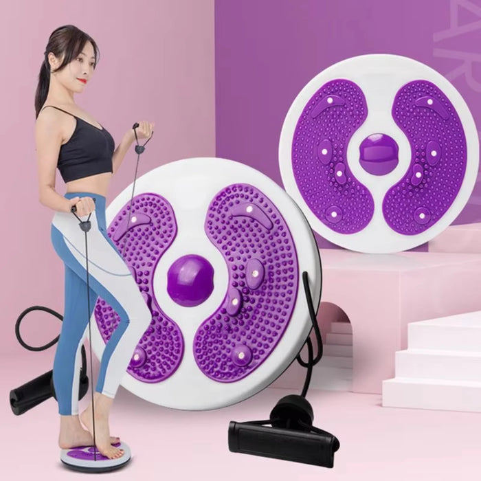 Twist Board Exercise Rotating Disc for Abdominal Exercise Equipment in Purple