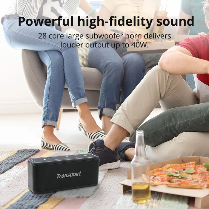Waterproof Wireless Speaker with NFC and Voice Assistant