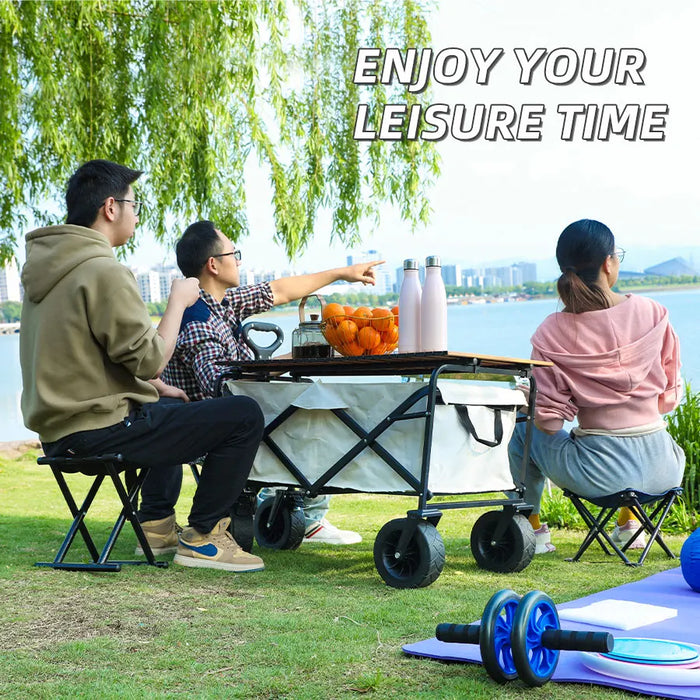 Outdoor Utility Camping Trolley STC8-3-mika-table