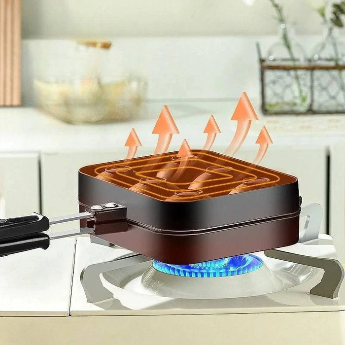 Smiley Face Egg Loaf Pan, Non-Stick Baking Mold for Gas-Safe Cookware