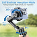 Focus wheel and push-rod zoom control for precise video adjustments