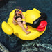 Includes 1 x Inflatable Yellow Duck Floating Bed, 1 x Repair Patch, 1 x User Manual