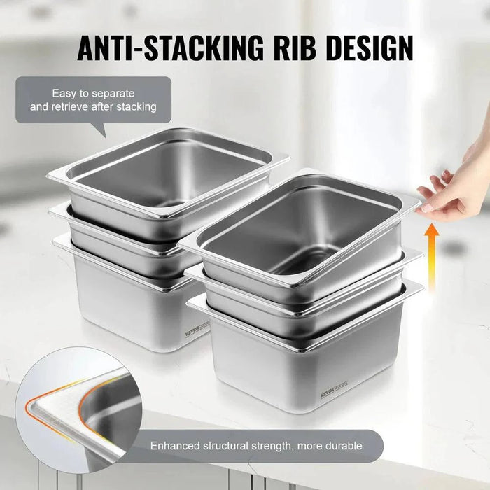 Made from food-grade SUS201 stainless steel, resistant to corrosion and rust