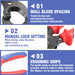 Insulated ratcheting cable cutters with heavy-duty wire pliers for 240mm² capacity