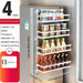 Durable and rust-resistant multi-purpose magnetic storage rack for home organization