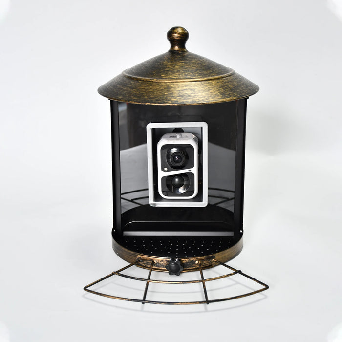 Rainproof Smart Bird Feeder with HD Camera and AI Bird Recognition
