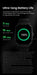 Smartwatch with 22mm durable silicone strap and 51g weight
