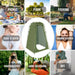  Quick Setup and Portable Lightweight Green Privacy Shower Tent 
