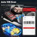 Multi-language OBD Scanner available in English, French, German, Greek, Italian, Japanese, Polish, Portuguese, Russian, Spanish, Turkish
