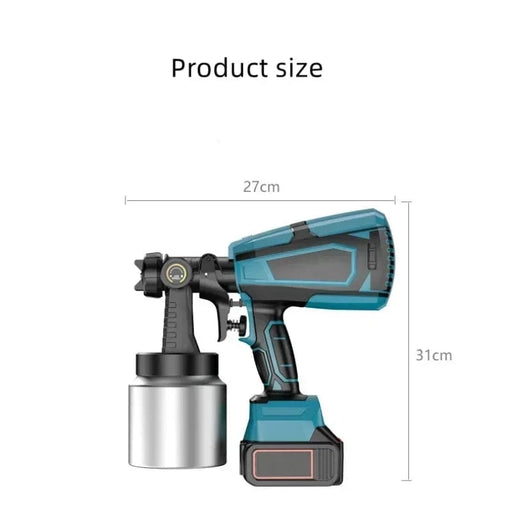48V cordless electric paint sprayer with 1000mL capacity