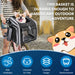  Durable polyester fabric pet carrier with soft fleece padding 