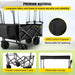 Folding Wagon Cart with Adjustable Handle Bar and Removable Canopy: Convenient and versatile outdoor utility cart for transporting items