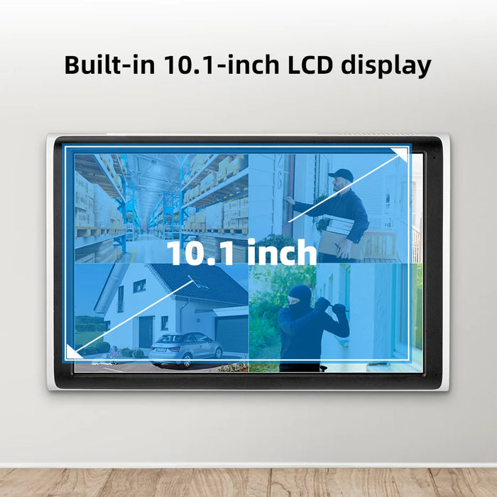 10.1" LCD Surveillance System with Motion Detection