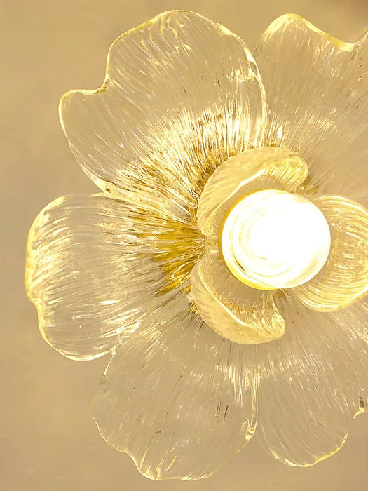 Stylish Clear Glass Light Fixture for Stairs & Entryways