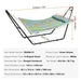 Sturdy T-Shaped Steel Stand with Detachable Pillow and Assembly Instructions Included