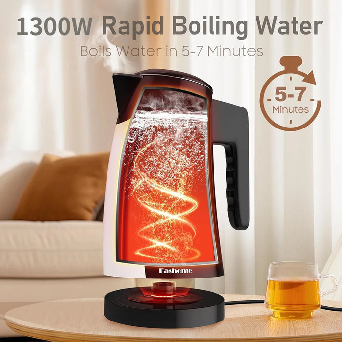 1.25L Electric Kettle Stainless Steel Temperature Control 1300W
