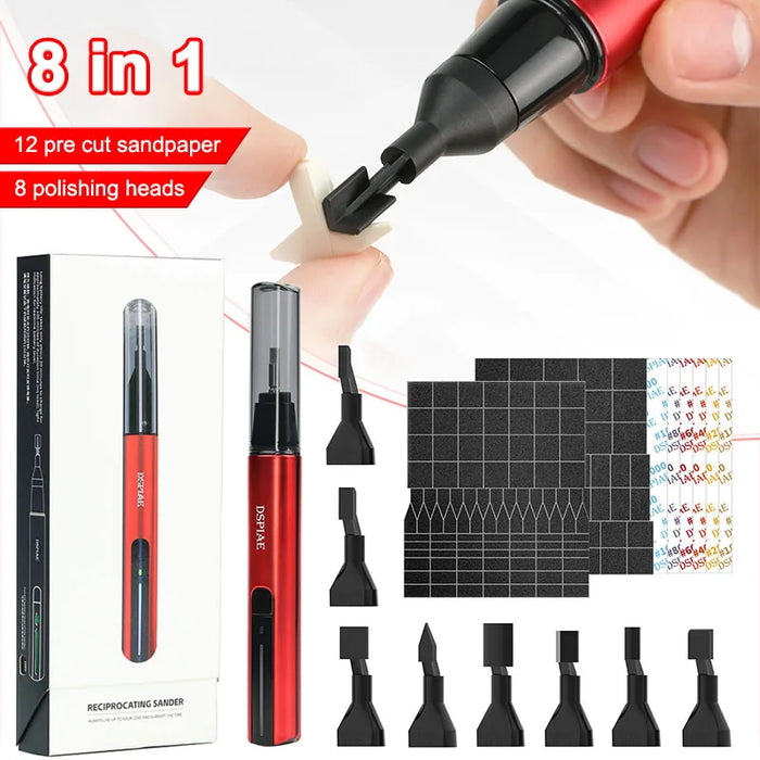 Electric-Reciprocating-Sander-168W-DIY-Tool-Durable-Nylon-Sanding-Heads-for-various-applications