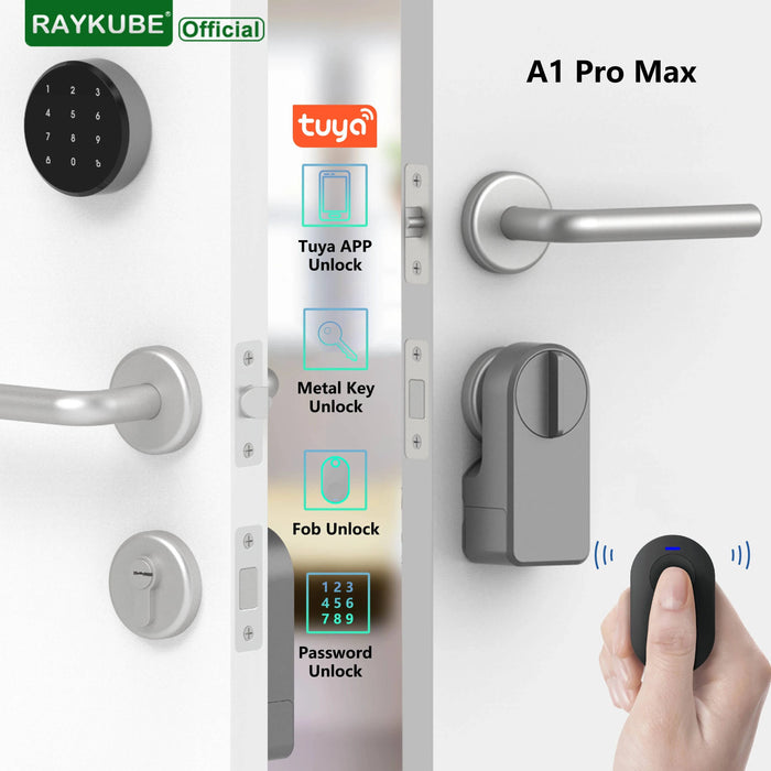 Smart door lock with extended battery life and automatic locking feature