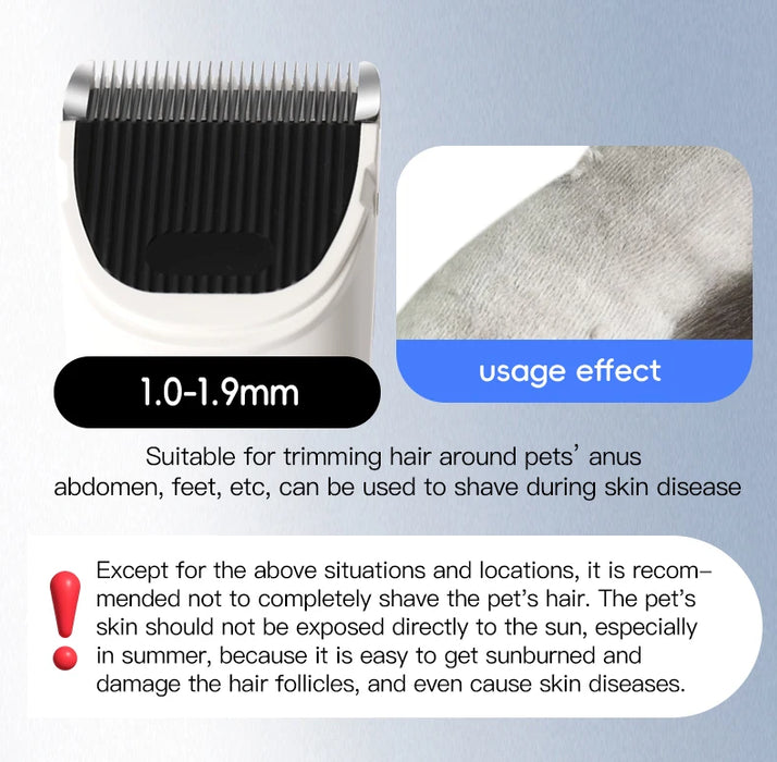 Adjustable Motor Speed for Different Coat Types