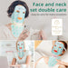LED face mask in white color, comes with a box and offers 8-color light therapy for effective skin care treatment