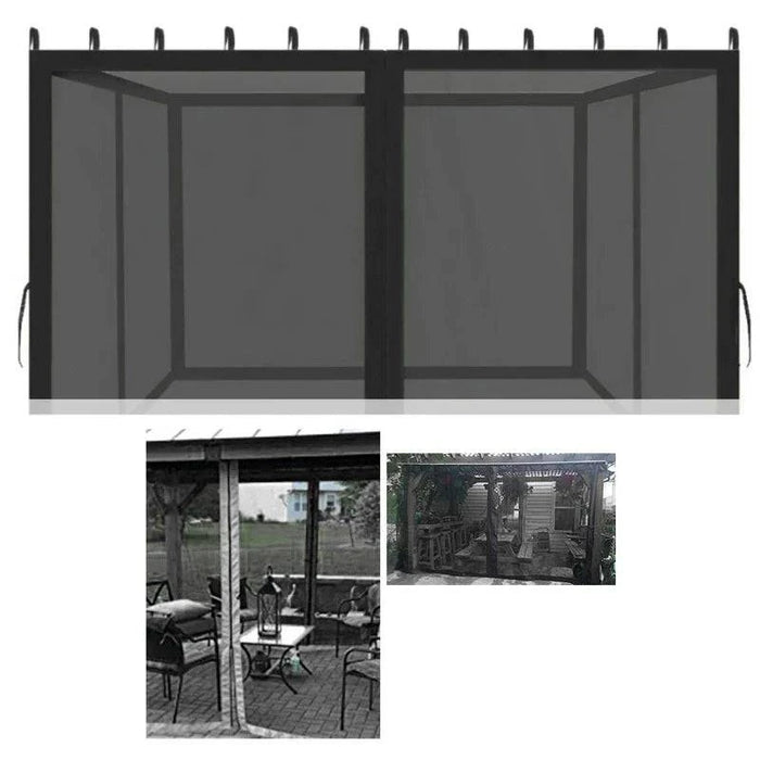 easy access and secure closure with 4 zippered door panels