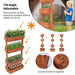 Raised Garden Bed in reddish brown color with 1145 kg net weight