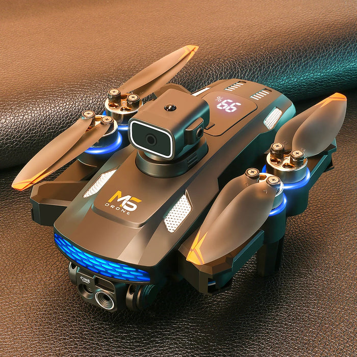 Portable 4K Drone with Screen Controller, 360° Avoidance & Real-Time FPV