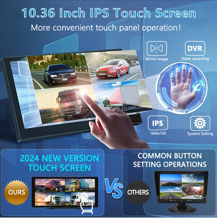 10.36" AHD Camera DVR System with Android Auto