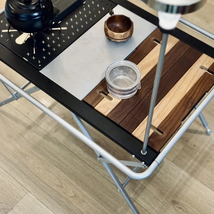 Compact IGT-Style Aluminum Table for Outdoor Adventures