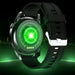 Silver waterproof smartwatch with blood glucose monitoring and 20 sports modes