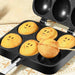 Compact and durable Smiley Face Cake Pan for small kitchens