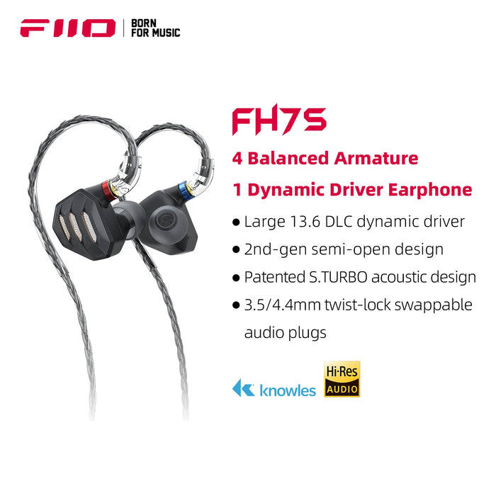 Professional Hybrid IEM Earbuds with 3.5/4.4mm Plug