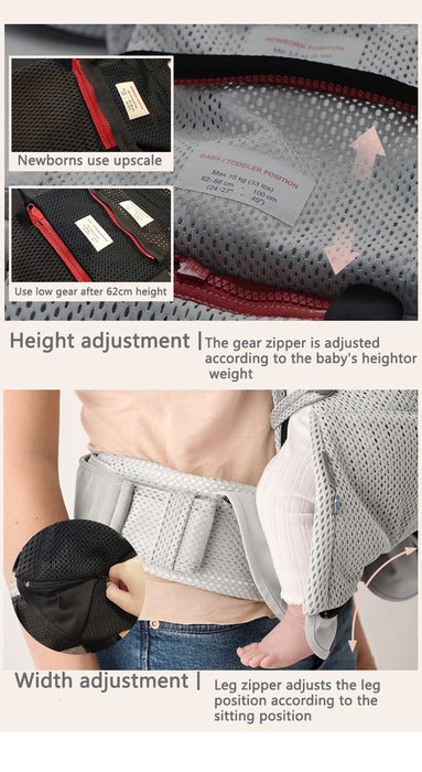 Front & Back Carry Baby Sling for Newborn to Toddler