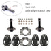 Self-locking black steel axle ultra-light road bike pedals for cyclists