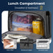 Comfortable Carrying with Padded, Adjustable Straps