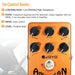 Overdrive Guitar Effects Pedal with Amplifier Simulation - JF-14 add adapter