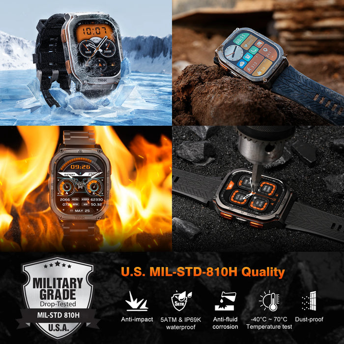 1.43" AMOLED Fitness Smartwatch with Bluetooth Calling