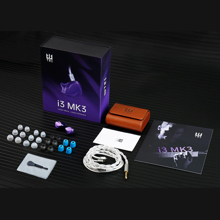 Premium 3-Driver Hybrid Wired Earphones for High-Fidelity Sound