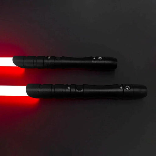 Dynamic Black Handle Red FX Metal Lightsaber Toy with 16 Lighting Modes and YDD LED Light