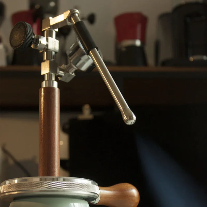 Stovetop Milk Foam Maker with Wood Valve Handle