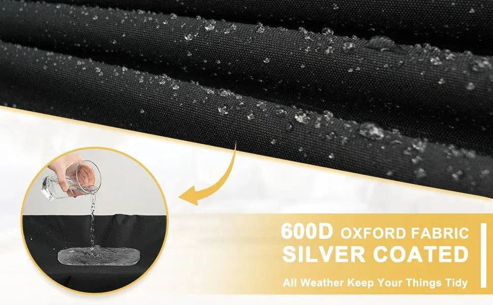 Heavy-duty and scratch-resistant black shelf cover for storage protection