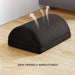 Black adjustable memory foam foot rest designed for ergonomic support