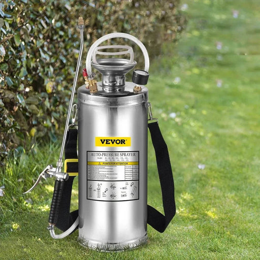 Hand Powered Stainless Steel Sprayer Pump (8 Litres) for gardening and landscaping