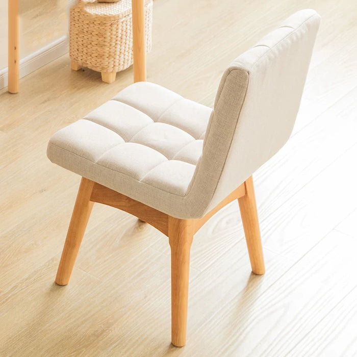 Modern Minimalist Wooden Chair Durable Solid Wood Frame for Home Office & Lounge