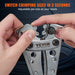 Versatile Battery Cable Lug Crimping Tool for aluminum and copper lugs