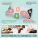 Memory Foam Neck Pillow White Butterfly Shape for Cervical Support and Sleep Comfort