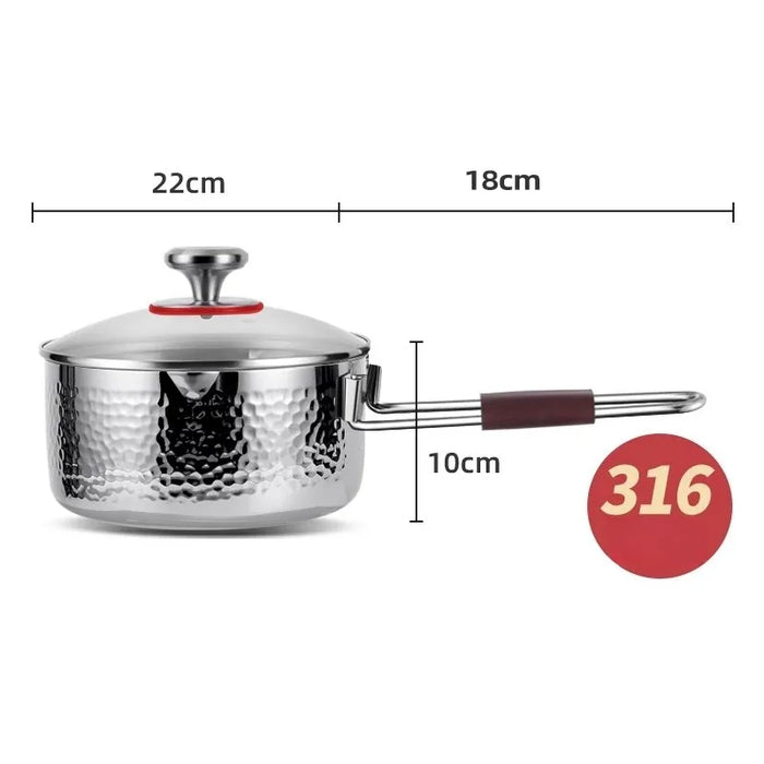 Detachable Outdoor Milk Pot, 316 Steel, 22cm Size